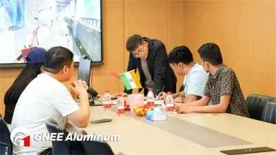 Indian customers and GNEE discuss the detailed information Indian customers and GNEE discuss the detailed information